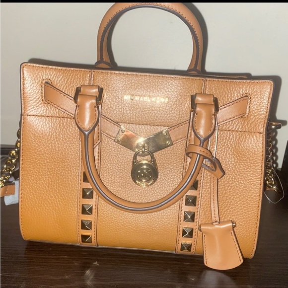 MICHAEL KORS Hamilton Satchel Crossbody Handbag - Picture 2 of 5